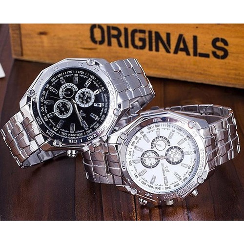 BRAND Orologio Uomo ORLANDO Polso Da Meccanico Acciaio Inox Cinturino Watch  xk | eBay