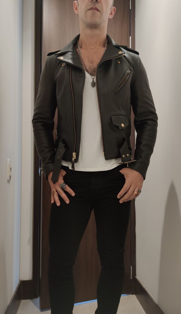 Leather Jacket SCHOTT 618 Size 36 (It's like a size 38 Leather Jacket SCHOTT 618 Size 36 (It's like a size 38