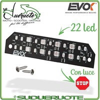 Evok Vespa 50 Special 1969-1983 RüCklicht 22 LED Mit Bremslicht