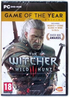 The Witcher III 3: Wild Hunt - Game of the Year Edition (GOTY) Complete PC DVD