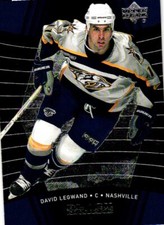 David Legwand Predators #49 Upper Deck Black Diamond 2000 NHL Hockey Card