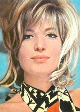 Actress Monica Vitti postcard