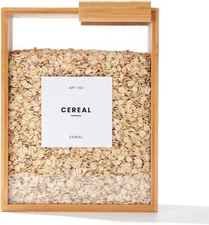 Bamboo Food Dispenser 3L | Kitchen Organizers and Storage | Food Containers 