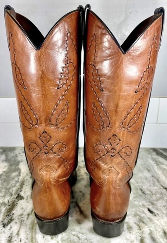 Size 6 - Lorenzo Banfi Women’s Leather Mid Calf 13” Riding Boots. Made in Italy - Picture 3 of 8