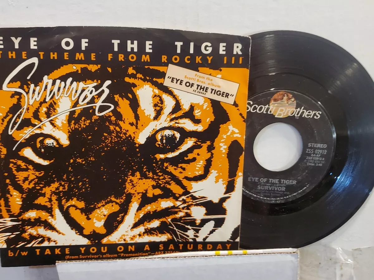 SURVIVOR Eye of the Tiger 7 45 -  Music