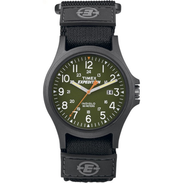 timex green dial watch