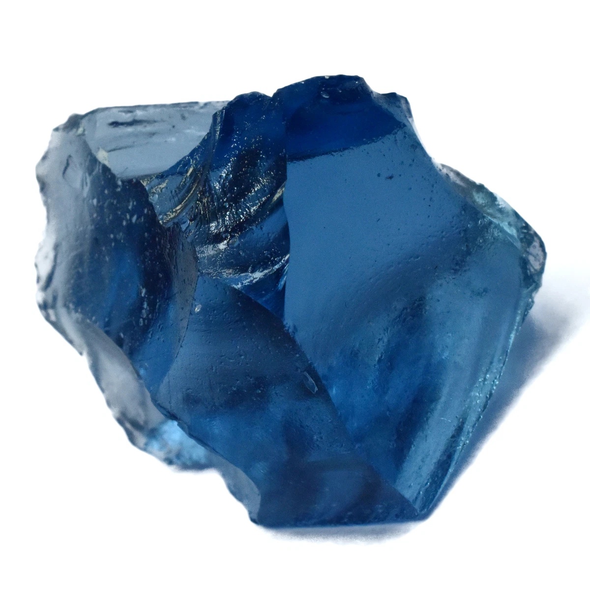 Lab Created BLUE Topaz UNCUT ROUGH Huge Size 44 Ct CERTIFIED