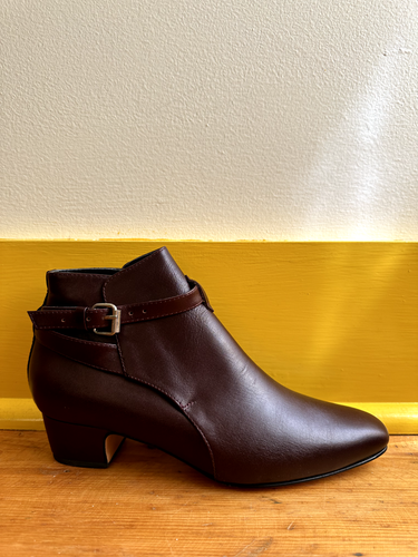 RACHEL COMEY Ryder Boot Nappa Leather Cherry Brown sz 8 NEW NIB $525 shoes ankle - Picture 3 of 12