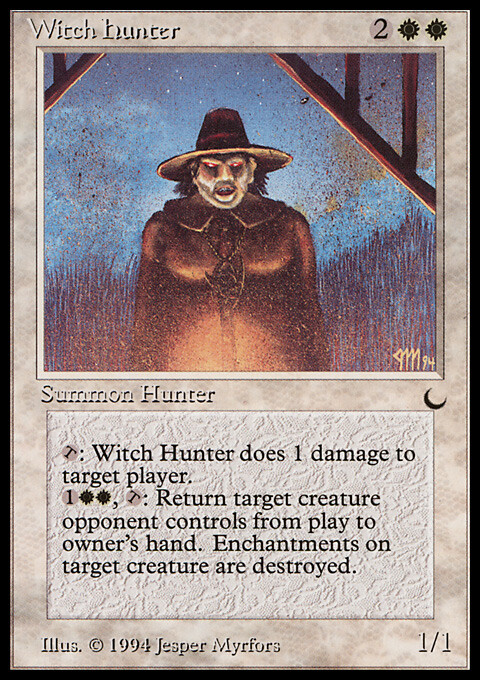 MTG Magic the Gathering Witch Hunter (19/122) The Dark LP