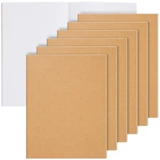 Paper Junkie 6 Pack Large Bulk Sketchbook Journals, Blank Books Notebooks for...