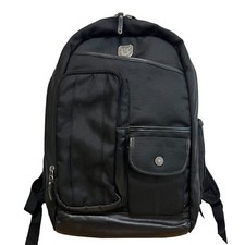Burton Backpack Snowboards Black Nylon Leather Trim Padded