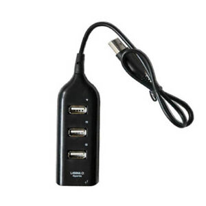 White USB 2.0 Hi-Speed 4-Port Splitter Hub Adapter for PC/Computer/Notebook 