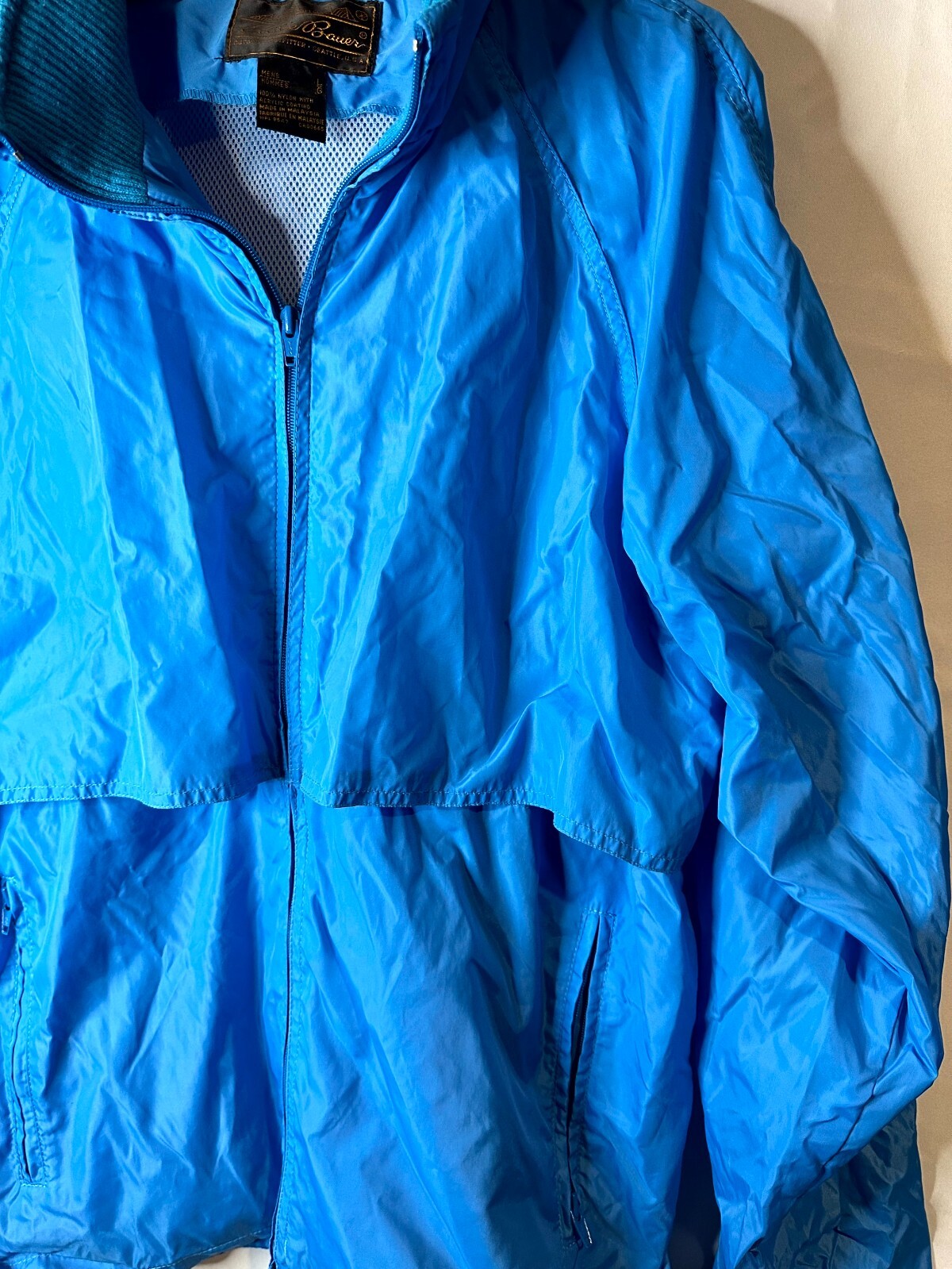 Vintage Eddie Bauer Mens Windbreaker Jacket Adjustabl… Gem