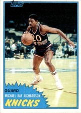 1981-82 Topps Basketball Micheal Ray Richardson (G) New York Knicks #27