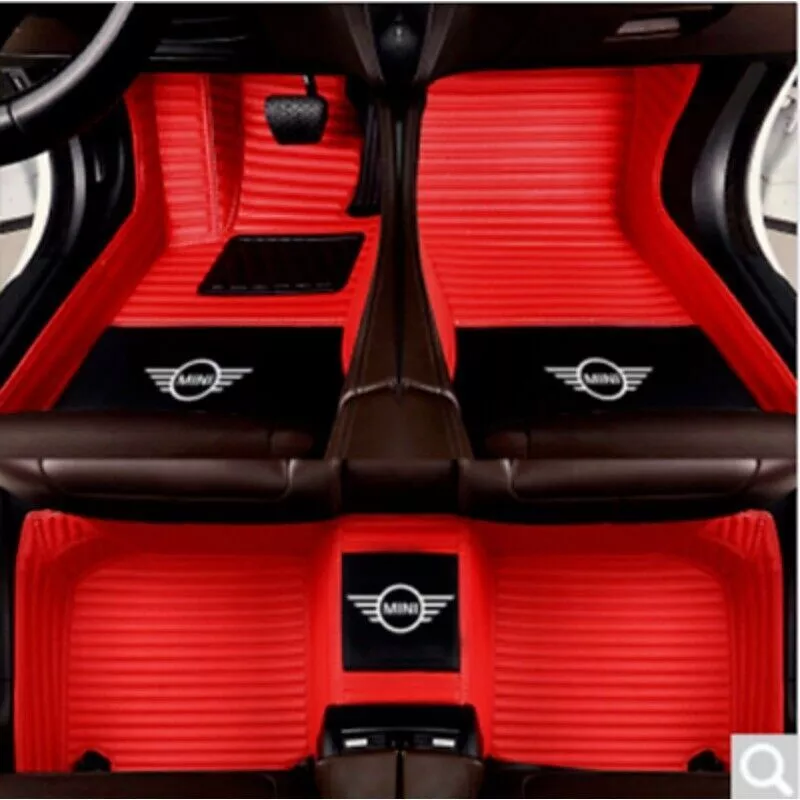 Alfombrillas antideslizantes impermeables de lujo para mini todos los modelos de coche Foto 3 de 4