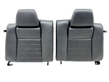 20112014 Ford Mustang Coupe Rear Seat Backrest Set Left Right Black Leather Oem