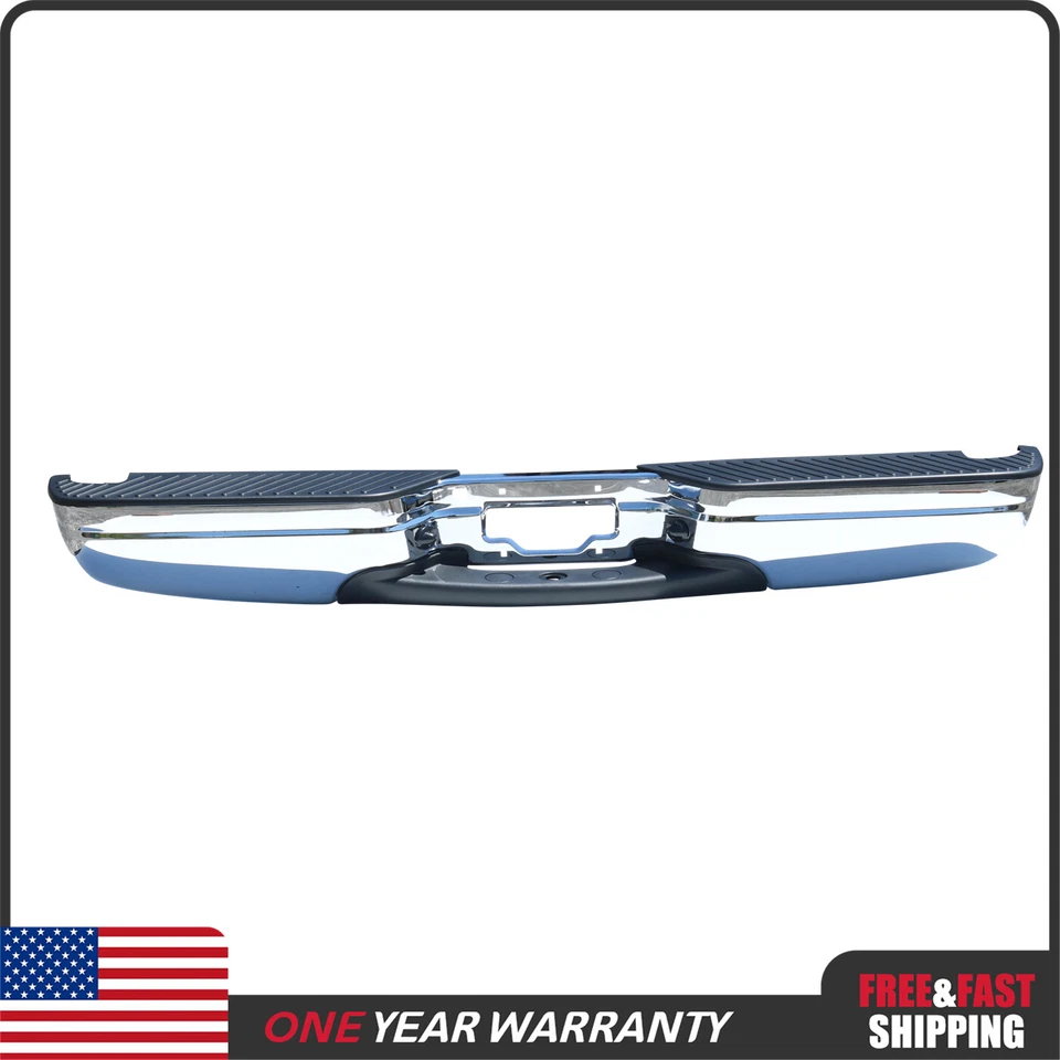 For Ford 1997-2004 F-150 1997-1999 F-250 Chrome Rear Step Bumper FO1103101  Foto 4 de 4