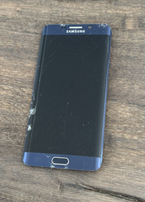 Original Samsung Galaxy S6 EDGE PLUS LCD Display Touch Screen Bildschirm Blau