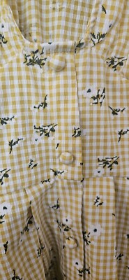 Cider Womens Dress Xs Yellow Floral | eBay