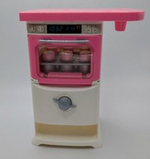 2016 Barbie Kitchen Bakery Chef Playset OVEN With Pop Up Muffins Bell Sound