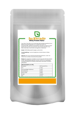 1 kg | Whey Protein Natur | Protein Pulver | Proteine | Buxtrade | Whey | Natur