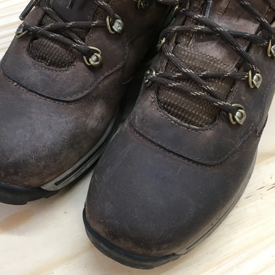 Timberland Botas Juveniles 5 Senderismo Impermeables Cuero Marrón Informal Tobillo 66961M Foto 4 de 4