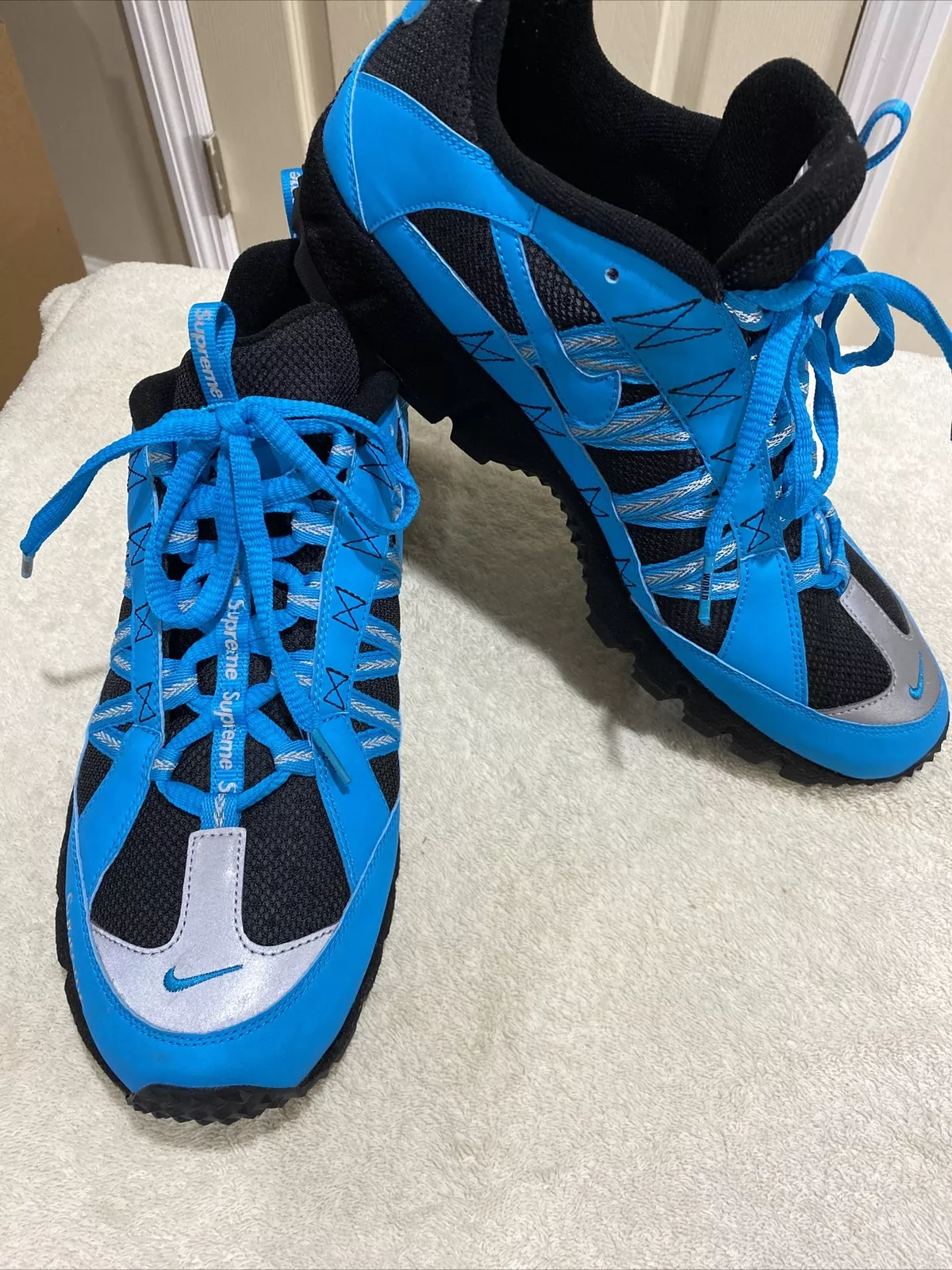 Baskets bleues Nike Air Humara 17 Eafumaraburu 924464 400 taille US 12/30 CM