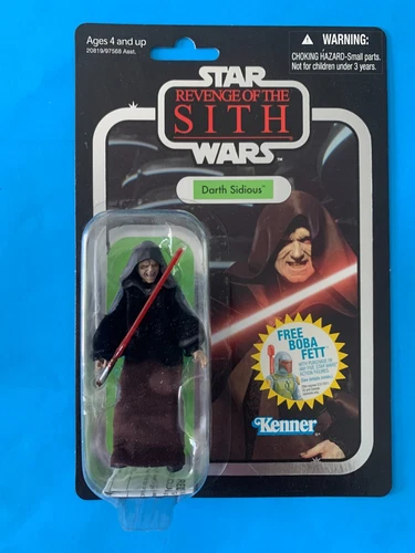 STAR WARS VINTAGE COLLECTION DARTH SIDIOUS VC12 FOIL REVENGE OF THE SITH