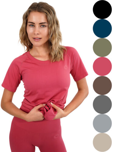 Damen Sport Shirt, Kurzarm, Seamless -Racer- Laufshirt, T-Shirt, von Stark Soul® - Bild 1 von 39