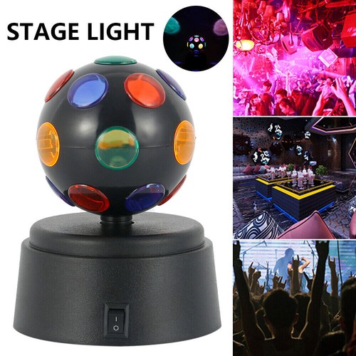 Disco Luz Bola Cristal Fiesta DJ Club Lámpara Batería Blanco LED Escenario Il... - Imagen 6 de 9