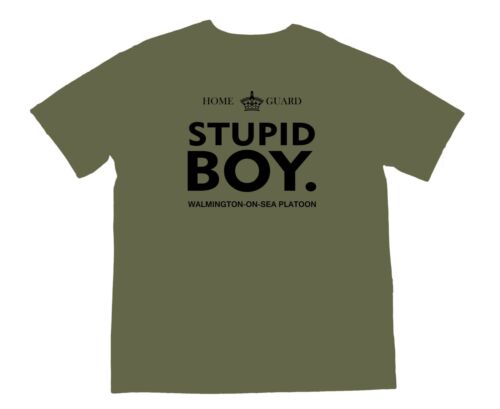 DADS ARMY T-SHIRT platoon home guard ww2 military walmington on sea stupid boy - Picture 8 of 19