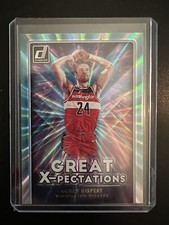 COREY KISPERT HOLO TEAL LASER - 2021-22 DONRUSS GREAT X-PECTATIONS #20 WIZARDS