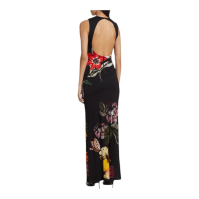 fitted lace wedding dress alice + olivia Women's Delora Maxi Dress, Monarch Black Medium, 6 at Amazon  Women's Clothing store