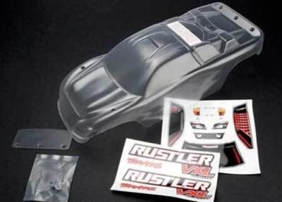 Traxxas Electric Rustler VXL Lexan Truck Body TRA3714