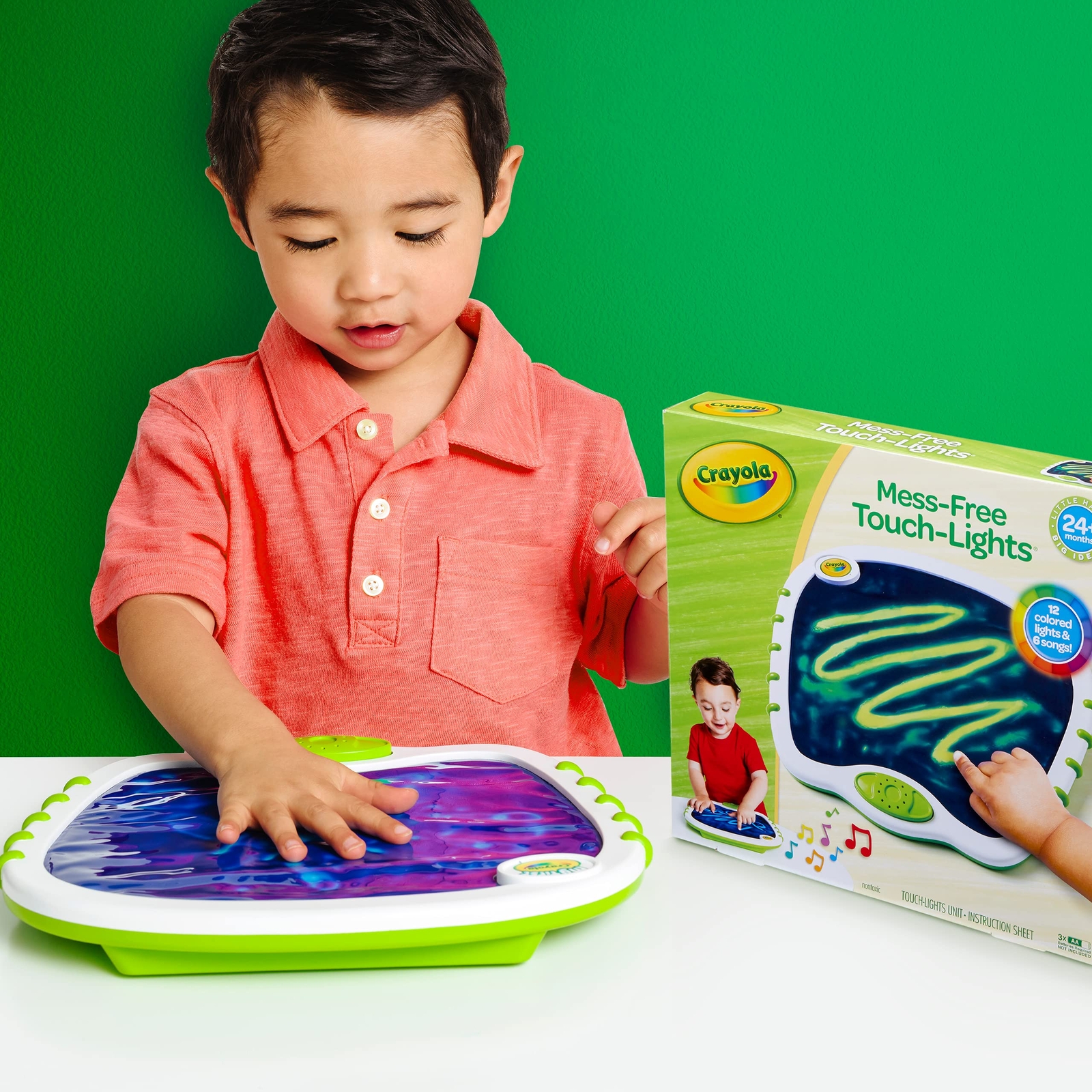 My First Crayola Touch Lights Musical Doodle Board Toddler Toys for Boys & Gi...