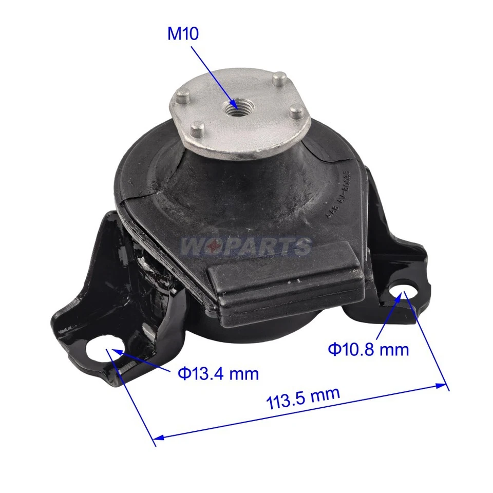 2PCS Front Left & Right Engine Mount  Fit For 04-11 Mazda RX-8 1.3L for Manu — 第 3/4 张图片