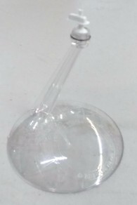 Atlantis Models 1304 Clear Aircraft Swivel Display Stand w/Base 3-5/8'' dia.(form