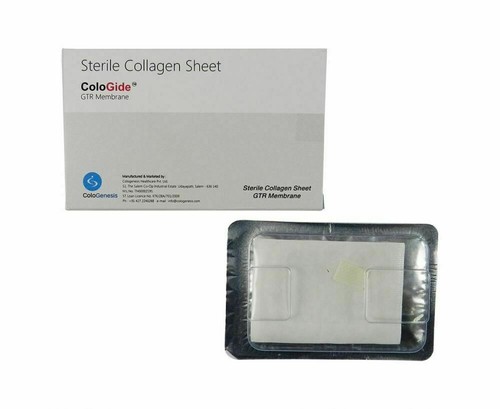 Lot De 5 Membranes De Collagène Stérile Colo Gide – 10 X 15 Mm, Régénération Tissulaire (GTR) – Pour Usage Dentaire, Neuf, Livraison Rapide