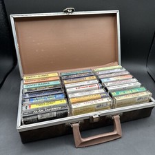 Cassettes Lot 24 w/ Case. Mostly Country Variety