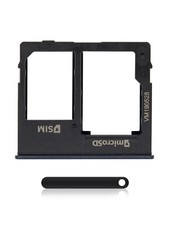 Single Sim Card Tray Compatible For Samsung Galaxy A10e A102 / 2019  Black 