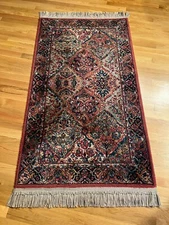 Karastan Wool Rug 700 Series 717 Kirman Panel Kirman Multicolor 2ft 10.5in X 5ft