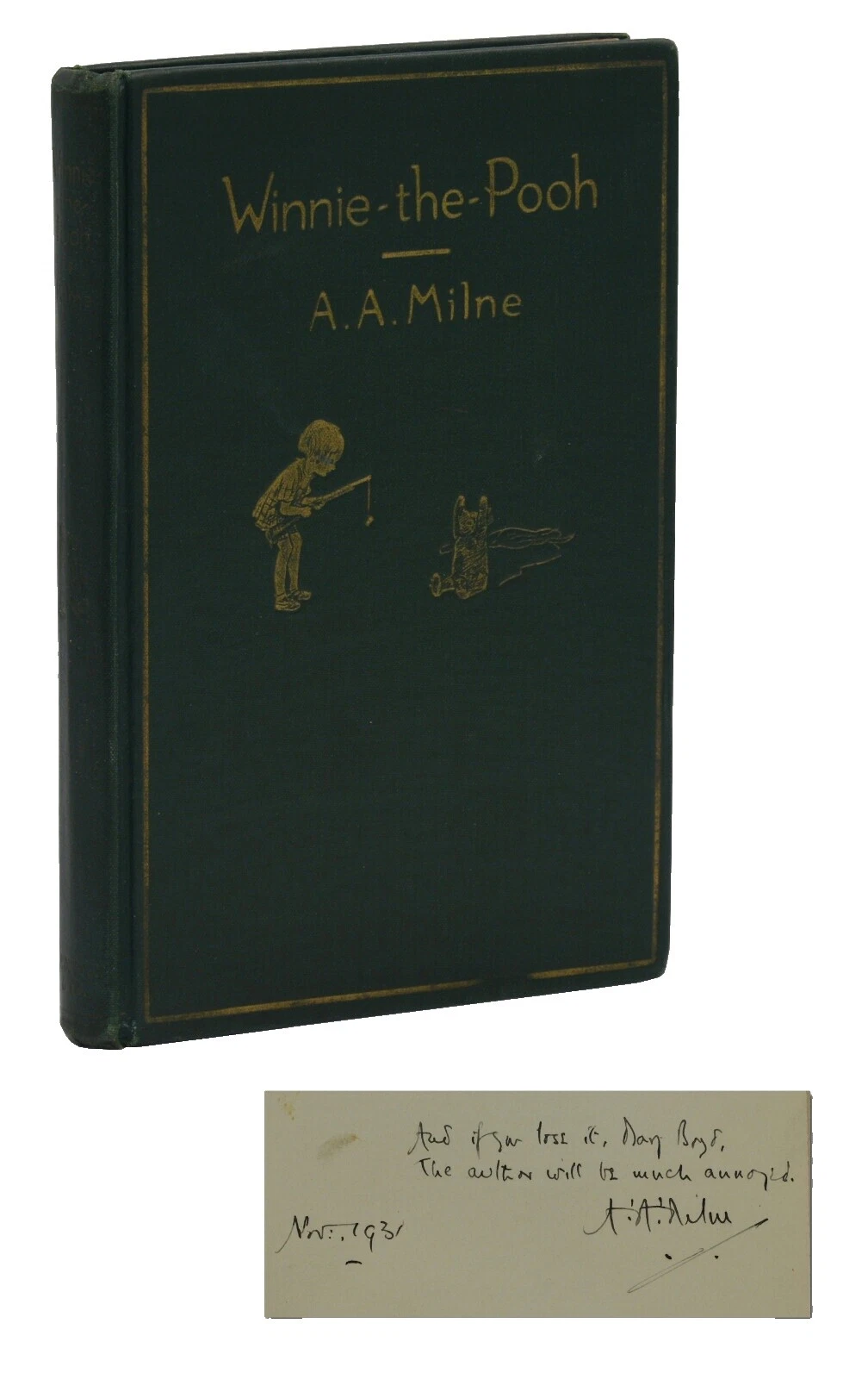A.A. Milne Tapa dura Libros antiguos y de colección firmado