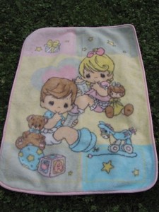 precious moments baby girl blanket