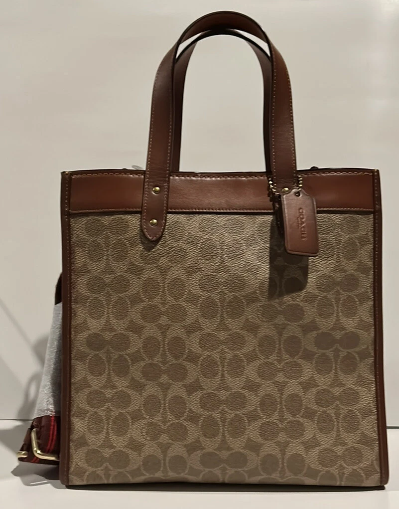 COACH Signature Carriage Field Tote Bag