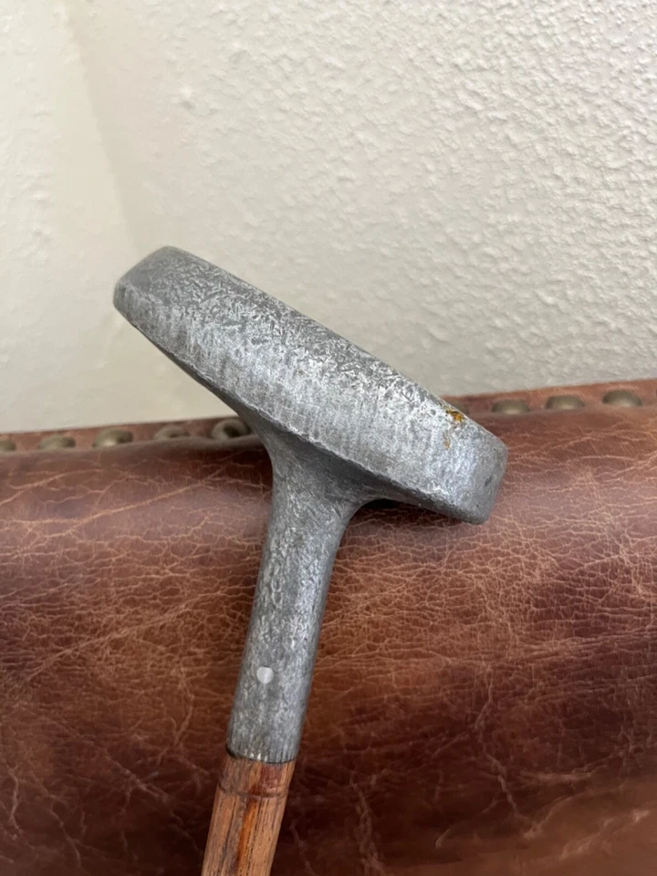 RH Hickory Shaft Schenectady MacGregor Putter Circa Early 1900s Hickory Shaft - Image 2 of 4