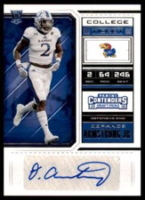 Dorance Armstrong Jr. AU RC Rookie Card 2018 Panini Contenders Draft Picks #234 