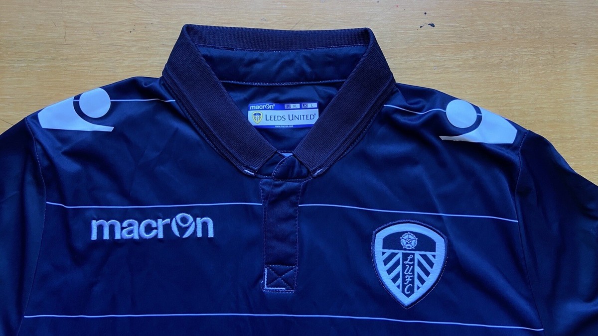 Maillot Extérieur Leeds United 2014/2015 Macron, Taille XL, Neuf Avec étiquettes