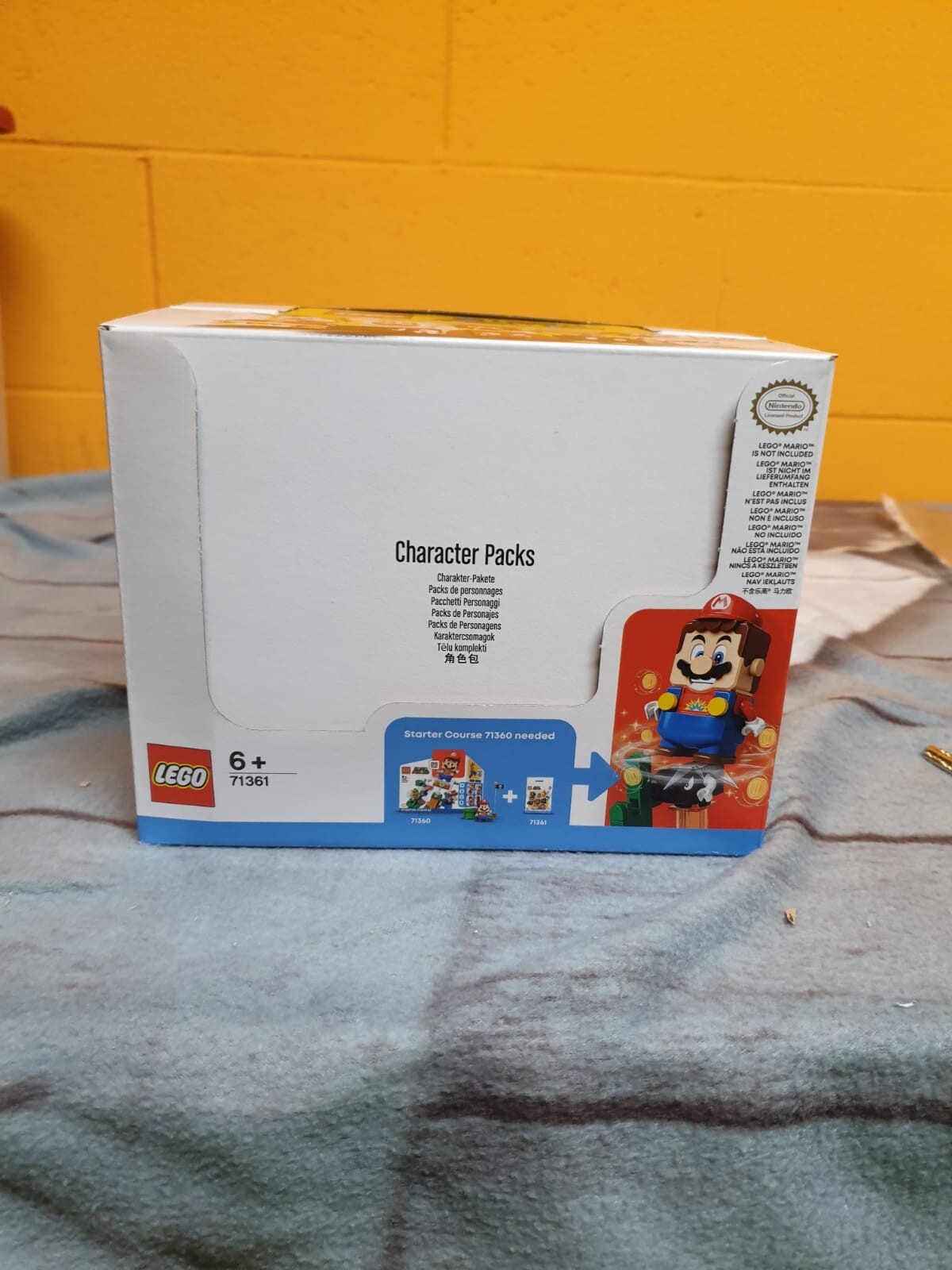 LEGO 71361 - Minifigures SERIE 1 Super Mario Box con 20 Pacchetti.Serie Completa