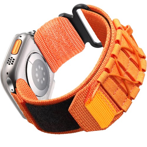 Rugged Military Nylon Strap Band For Apple Watch Ultra 2 Series 10 9 8 7 6 5 4 3 - Picture 8 of 17
