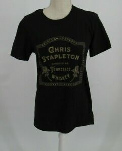 Chris Stapleton Womens Summer Short Sleeve T Shirts Comfortable,Black 